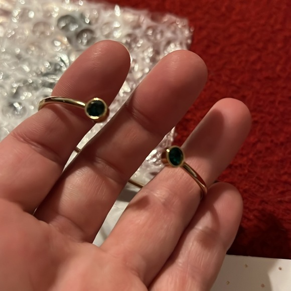 Alex and Ani emerald flex cuff bracelet - Picture 6 of 6